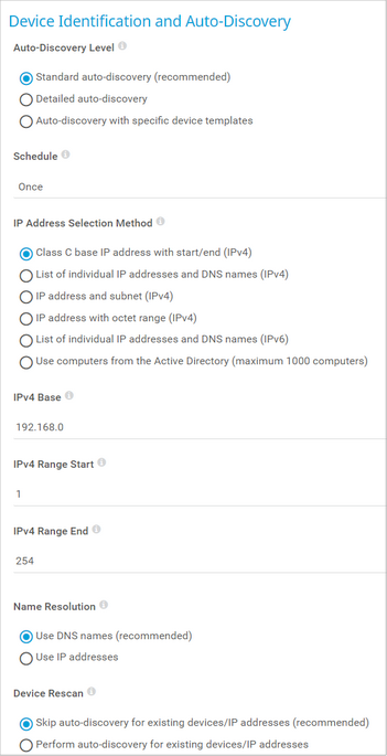 Device Identification and Auto-Discovery Device Identification and Auto-Discovery