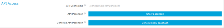 API Access API Access