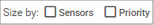 Check Boxes for Adjusting the Square Size Check Boxes for Adjusting the Square Size