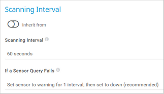 Scanning Interval Scanning Interval