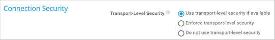 Connection Security Connection Security