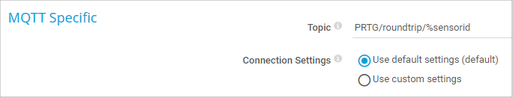 MQTT Specific MQTT Specific