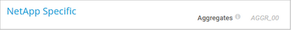 NetApp Specific NetApp Specific