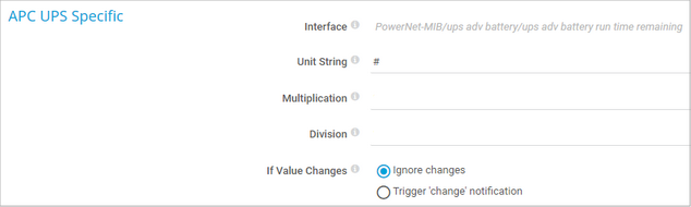 APC UPS Specific APC UPS Specific