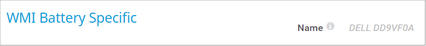 WMI Battery Specific WMI Battery Specific