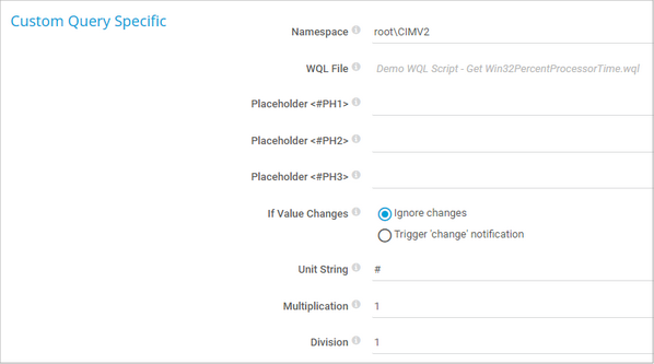 Custom Query Specific Custom Query Specific
