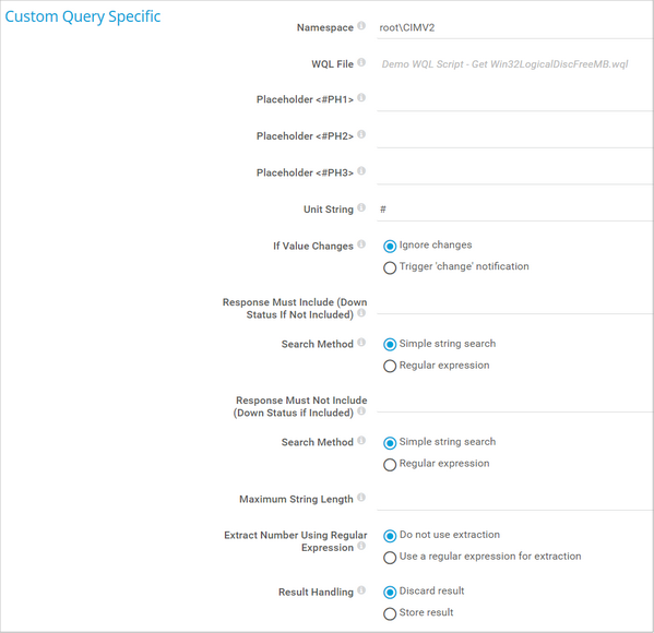 Custom Query Specific Custom Query Specific